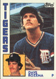 1984 Topps      457     Dave Rozema